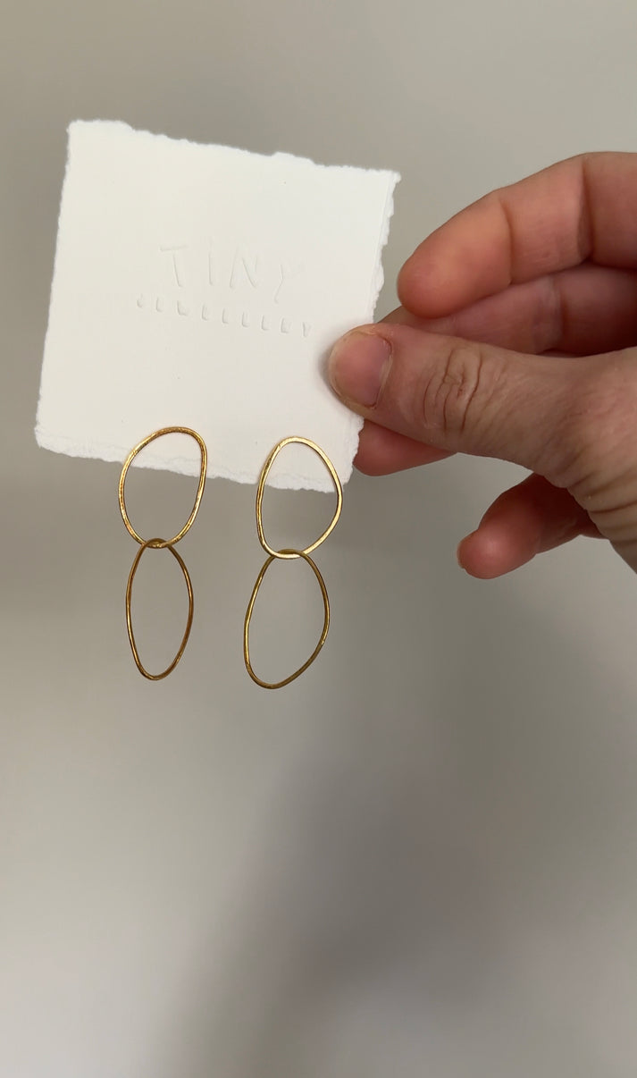 Never Apart Earrings | Gold Vermeil