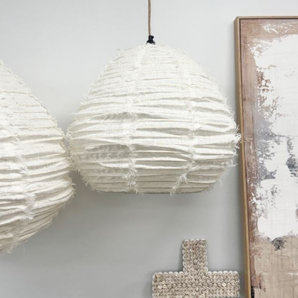 Abi Pendant Pear — White