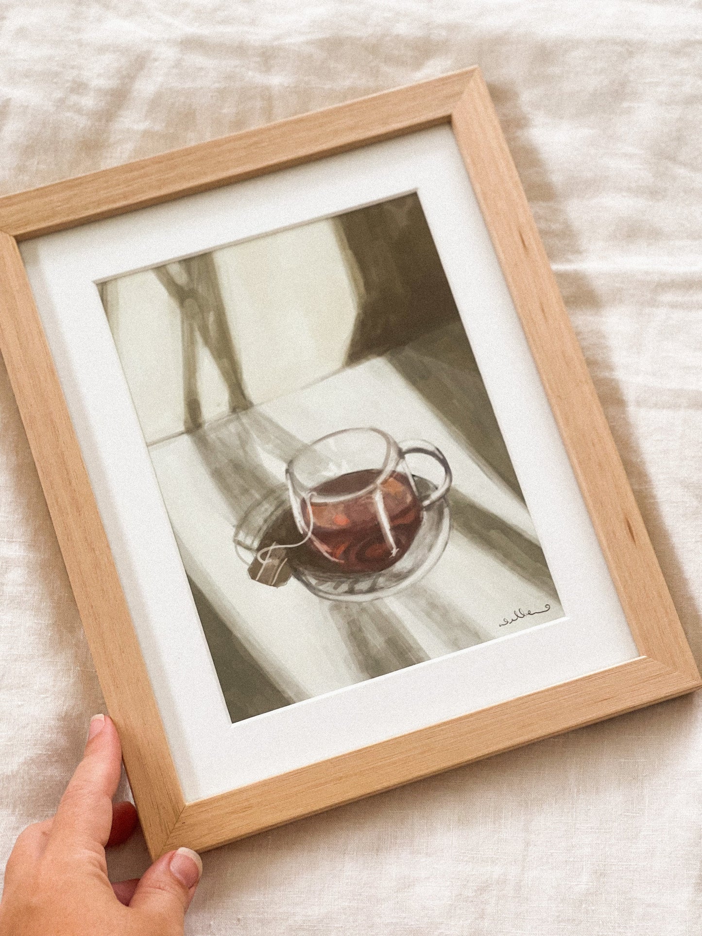 A Quiet Cup Fine Art Print