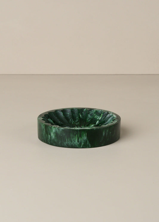 Flow Resin Dish | Dark Jade
