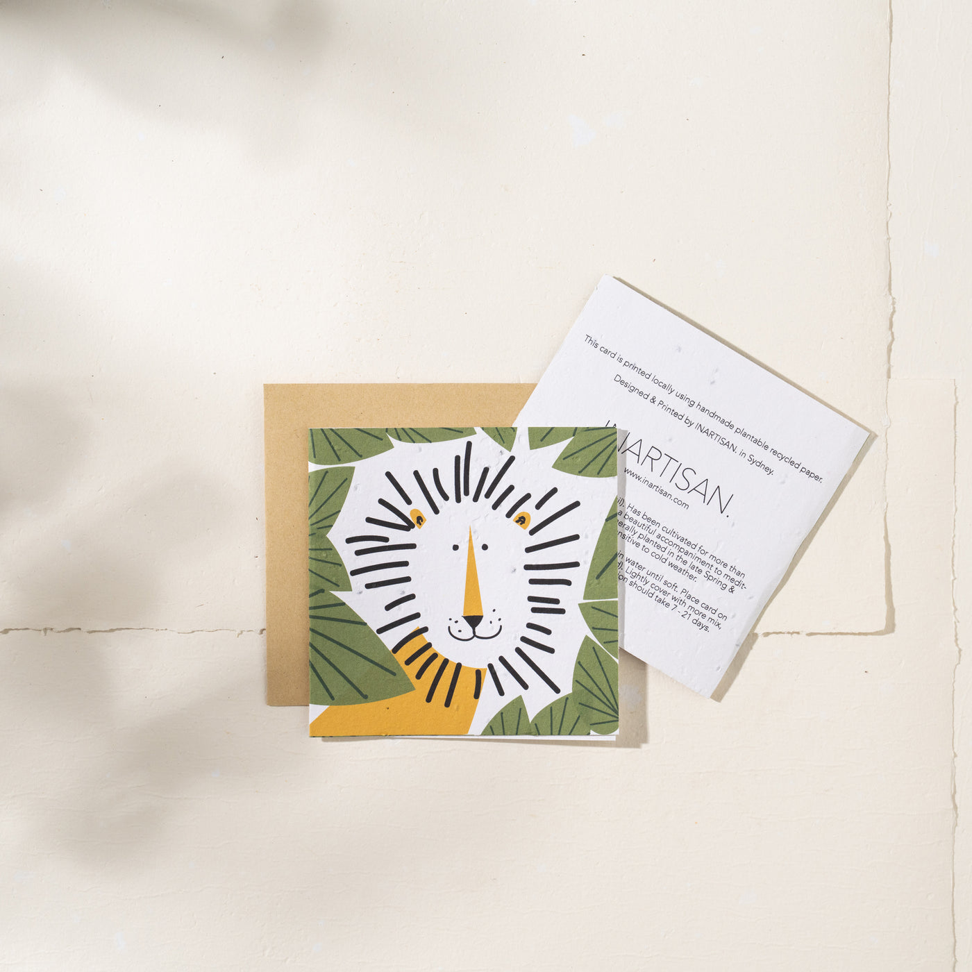 Plantable Card - Leo the Lion