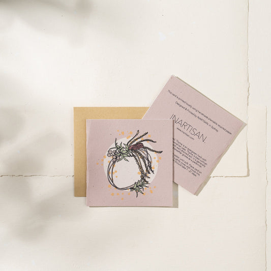 Plantable Card - Native Wreath