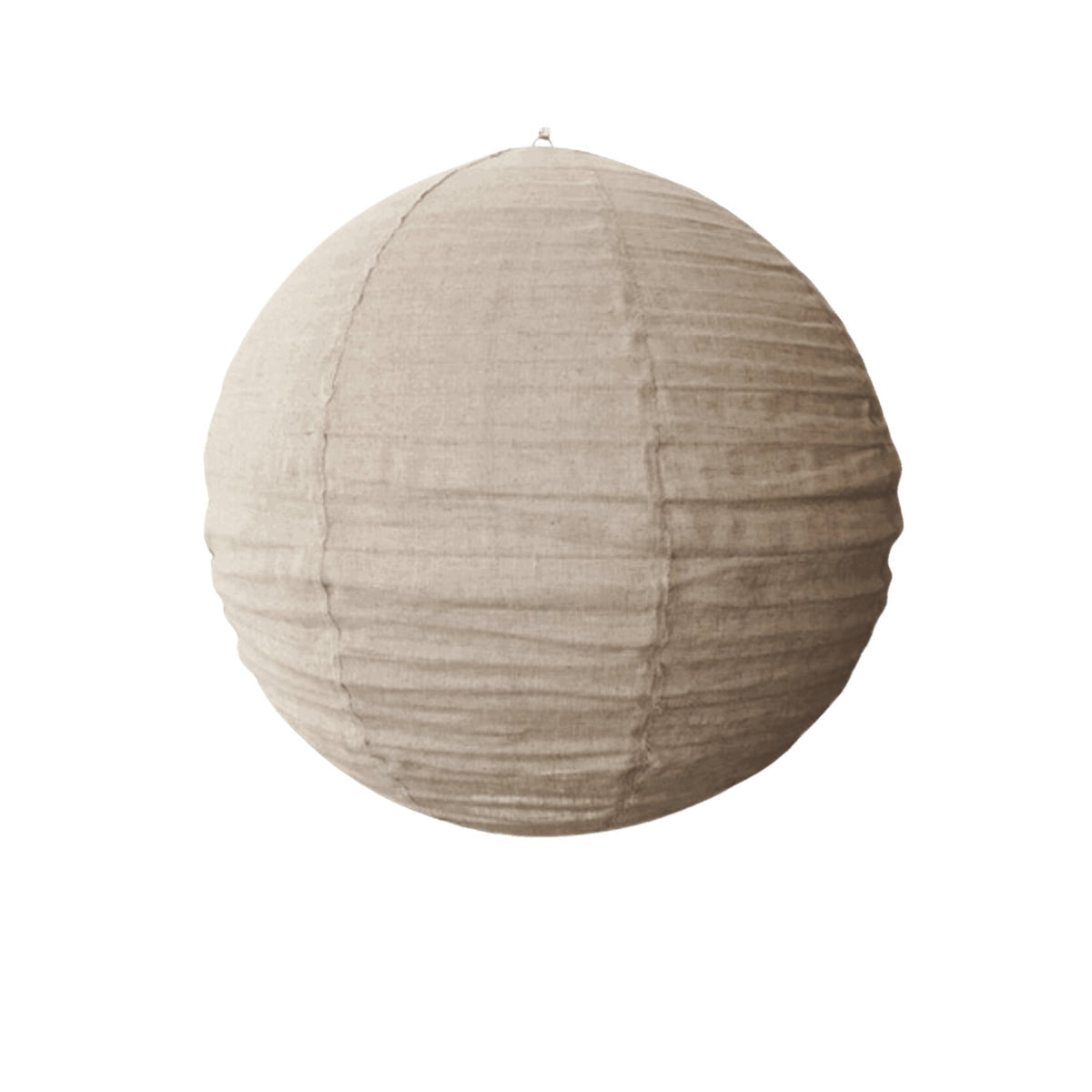 THE ATHENA LINEN PENDANT: Natural / 60cm / Round