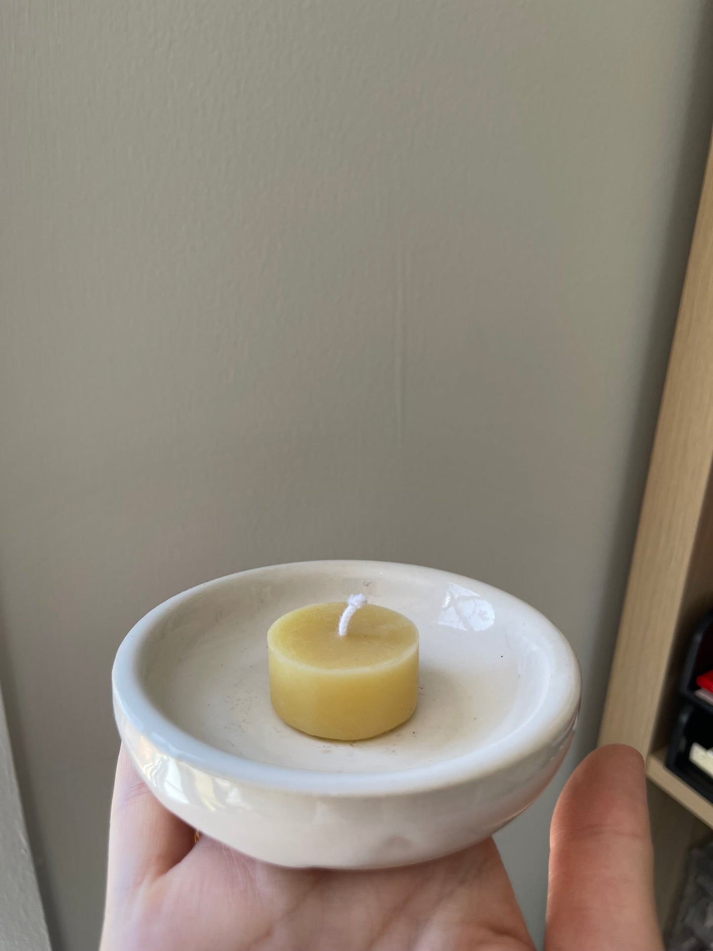 Handmade Australian Beeswax Tealight Candles 6 Pack
