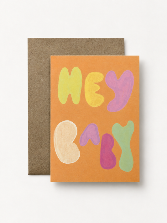 Hey Baby Greeting Card