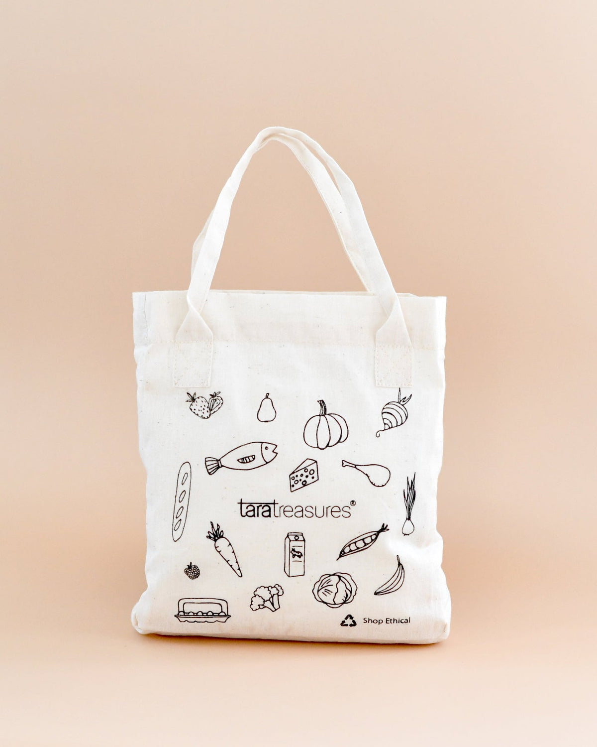 Pretend Play Cotton Shopping Bag
