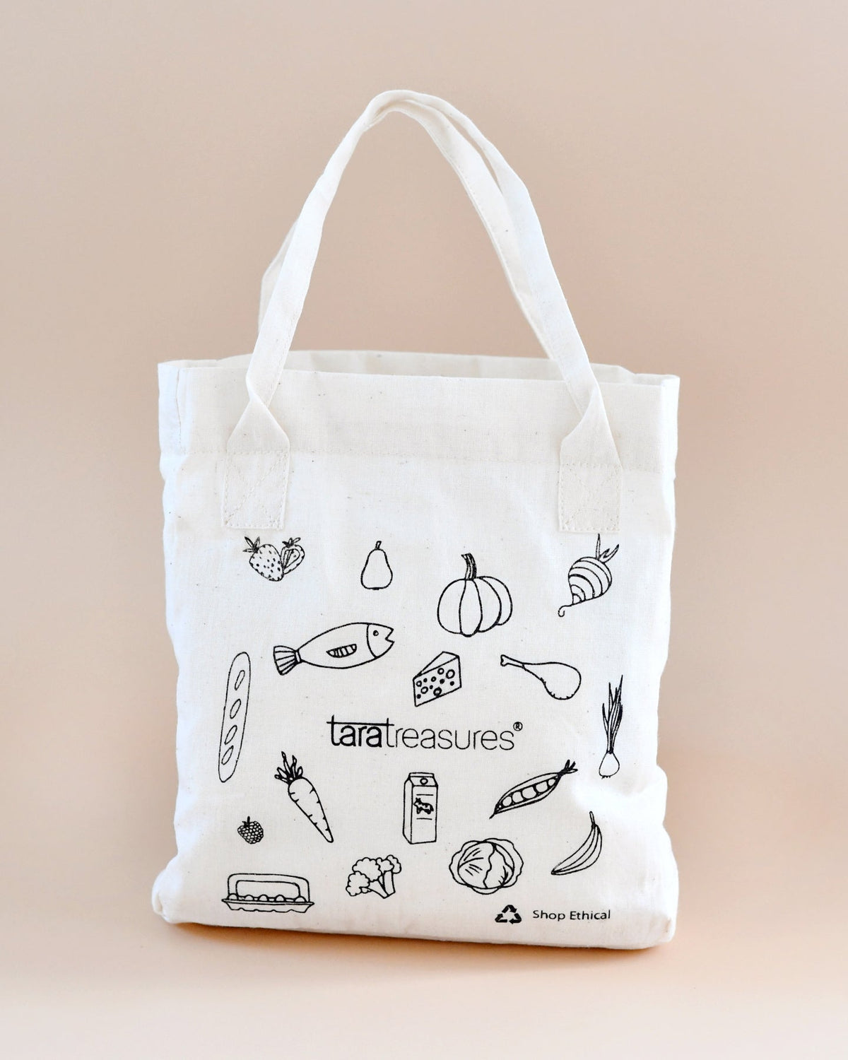 Pretend Play Cotton Shopping Bag