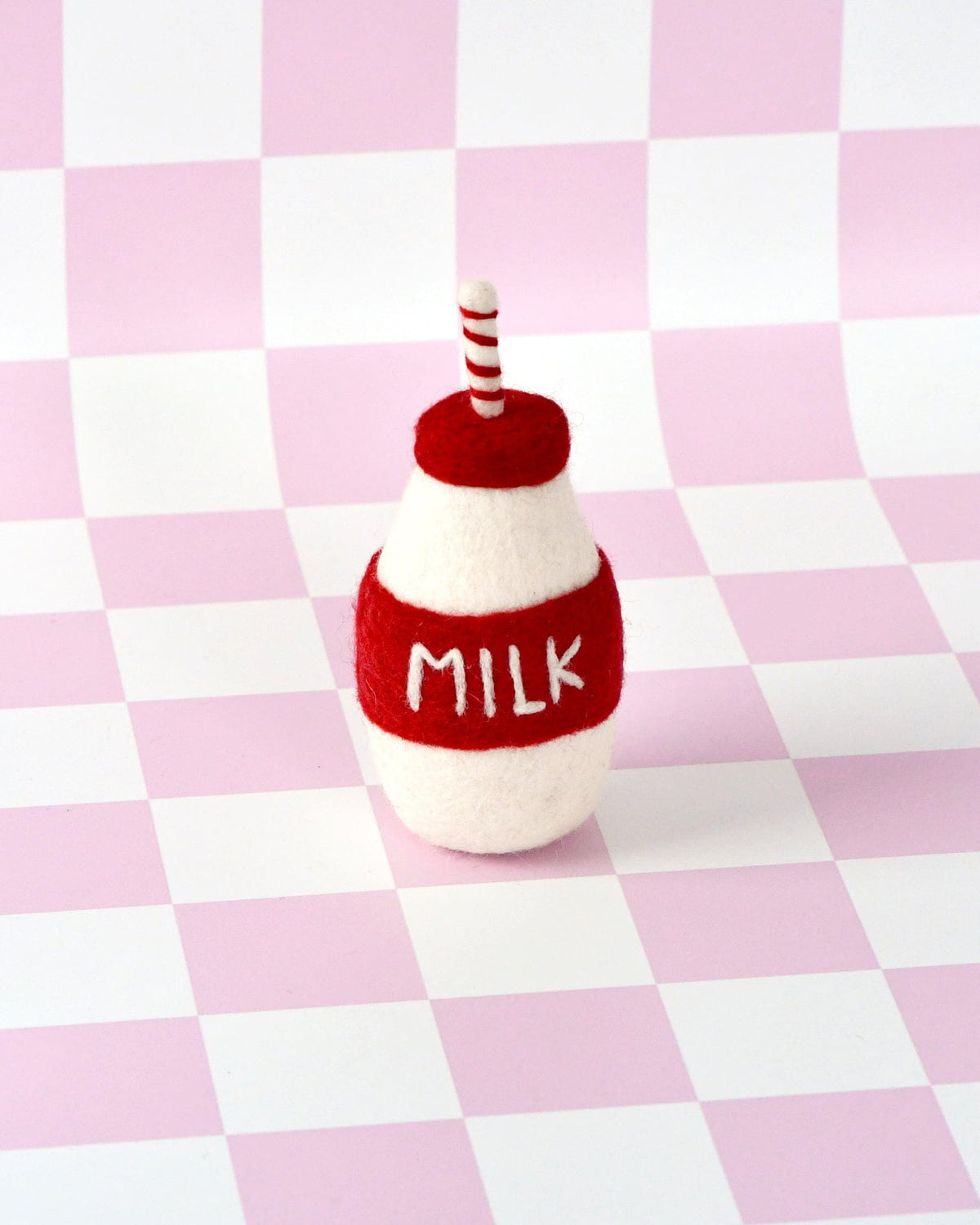 Felt Santa’s Milk Bottle