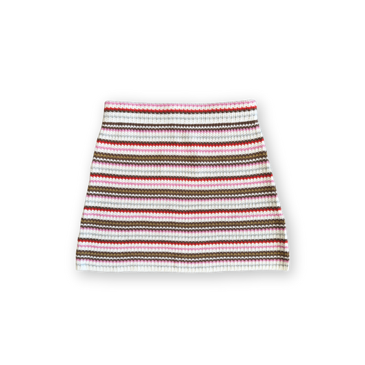 Organic Ladies Sunshine Stripe Knit Skirt