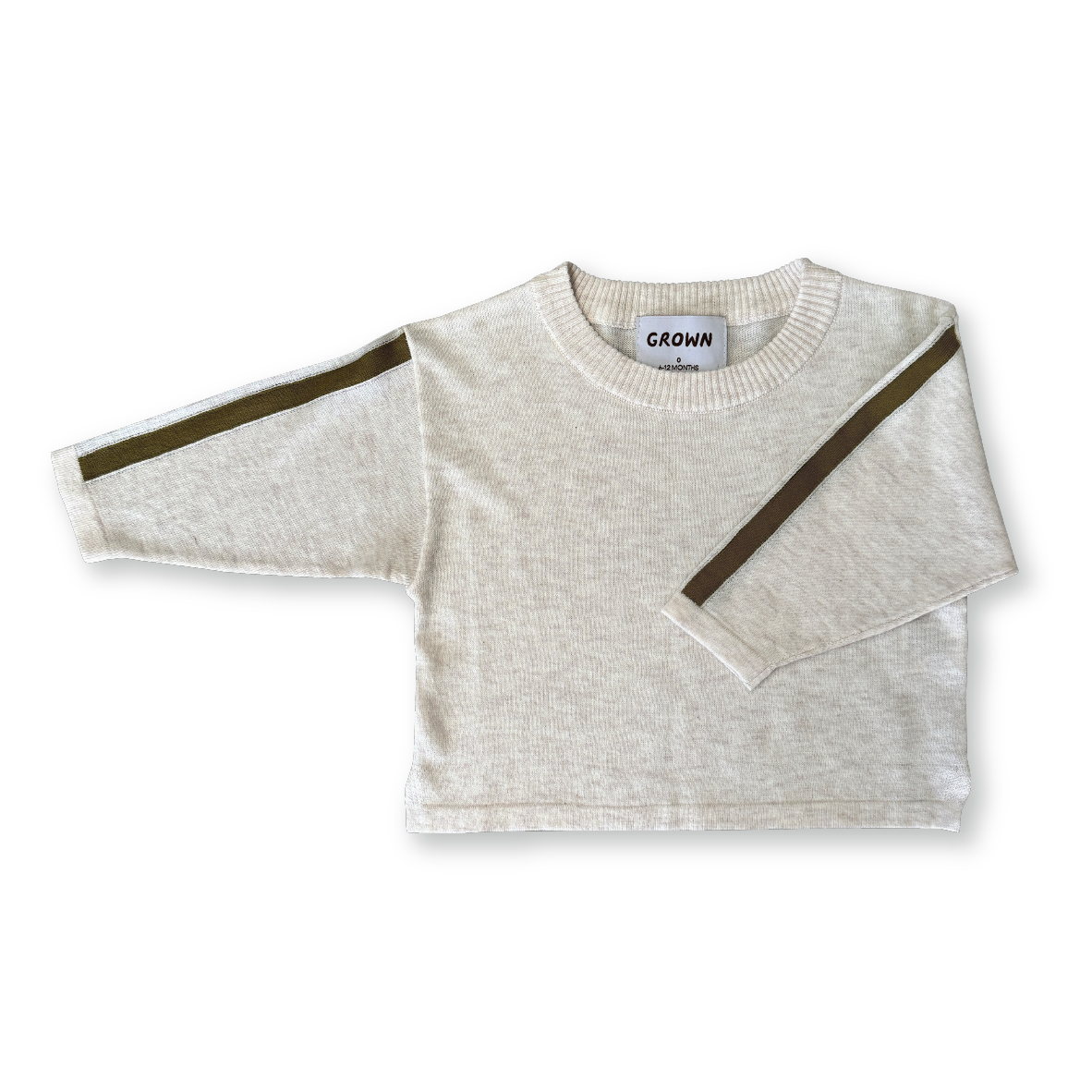 Long Sleeve Stripe Tee - Coconut