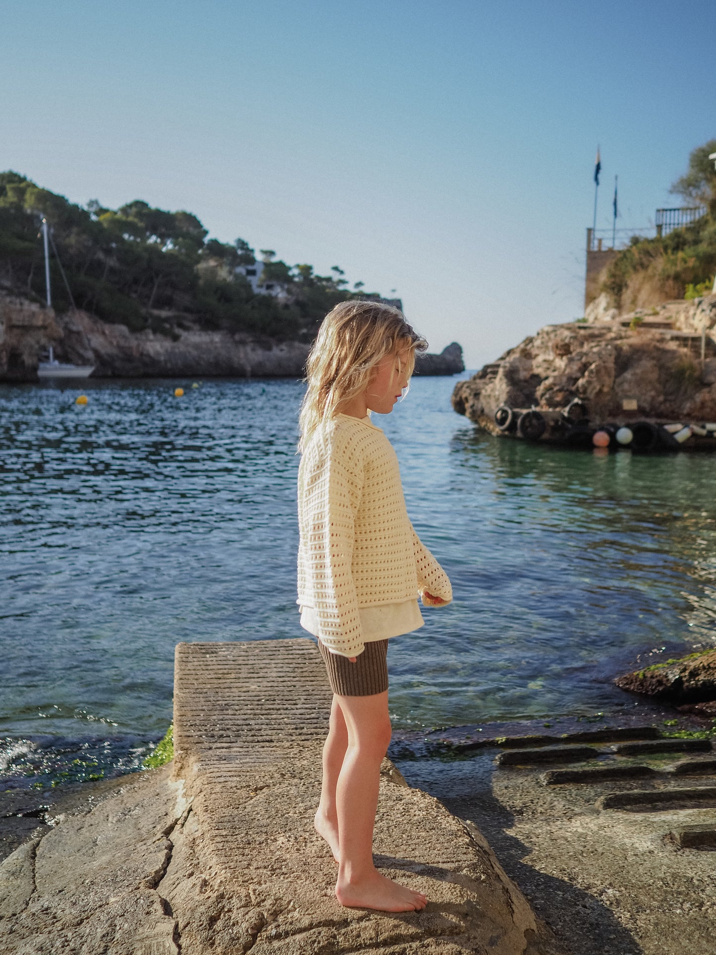 Summer Knit Pull Over - Milk