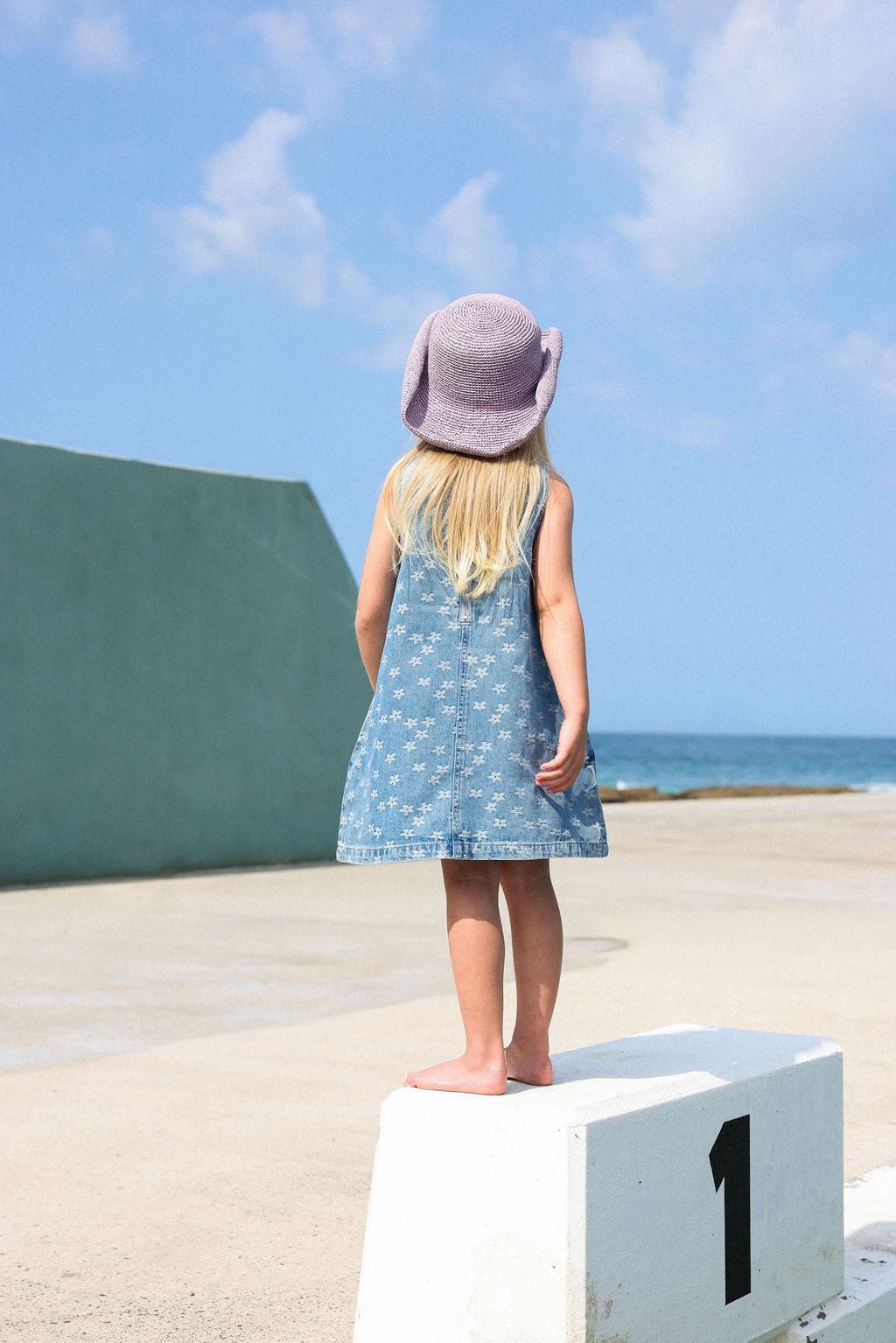 Daisy Denim Shift Dress