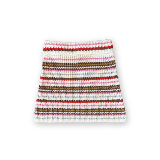 Organic Sunshine Stripe Knit Skirt