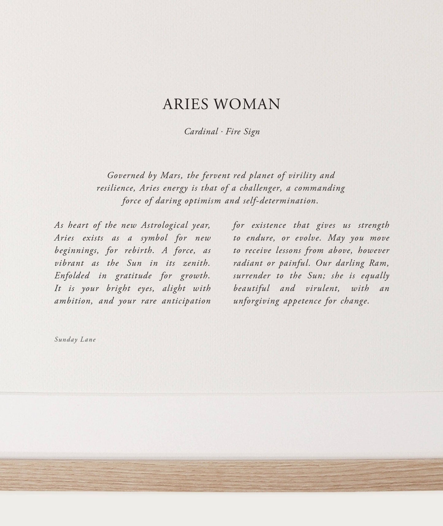 Aries 05: A4 Print