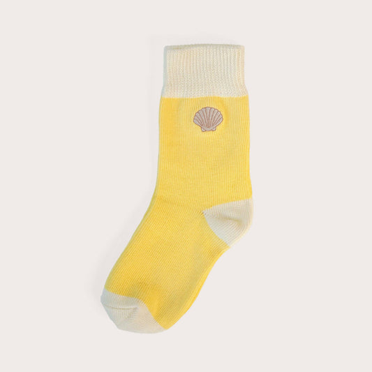 Scallop Shell Socks: Small/Medium
