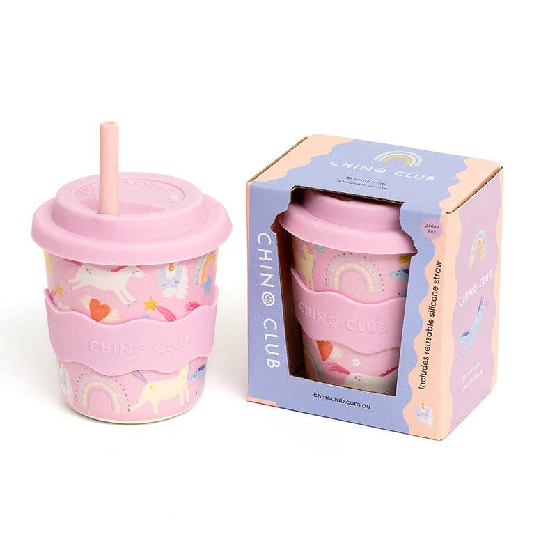 Pink Unicorn Kids Keep Cup 8oz