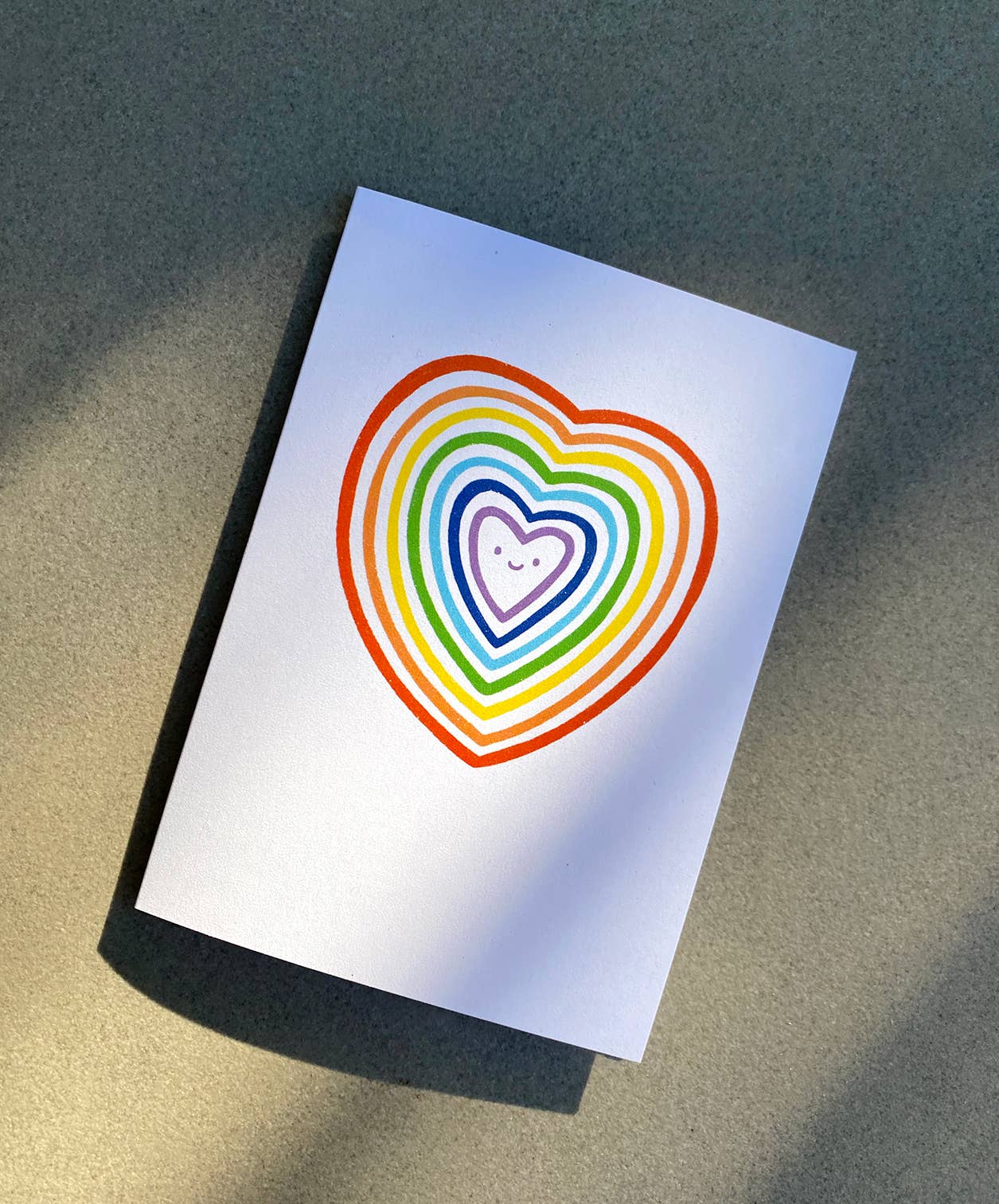 Rainbow Heart Greeting Card - Love | Pride | Lgbtq+ Card