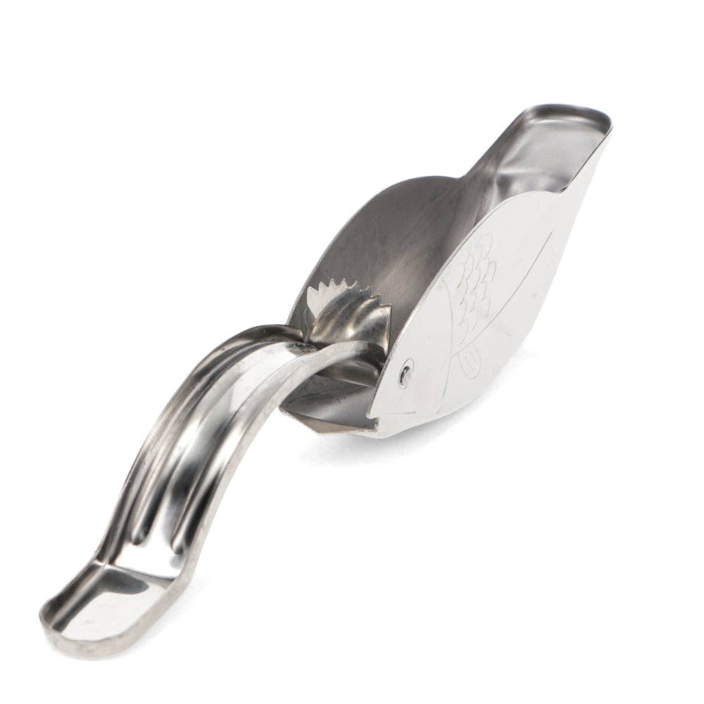 Stainless Steel Lemon Wedge Squeezer - Fish