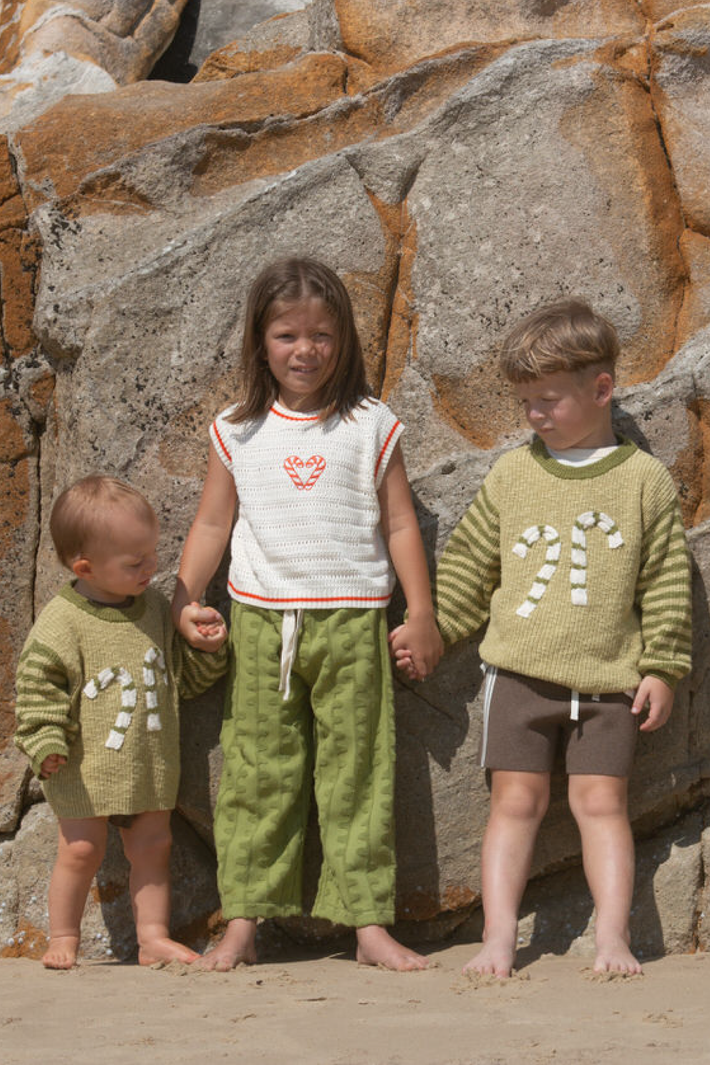 Organic Candy Cane Christmas Jumper