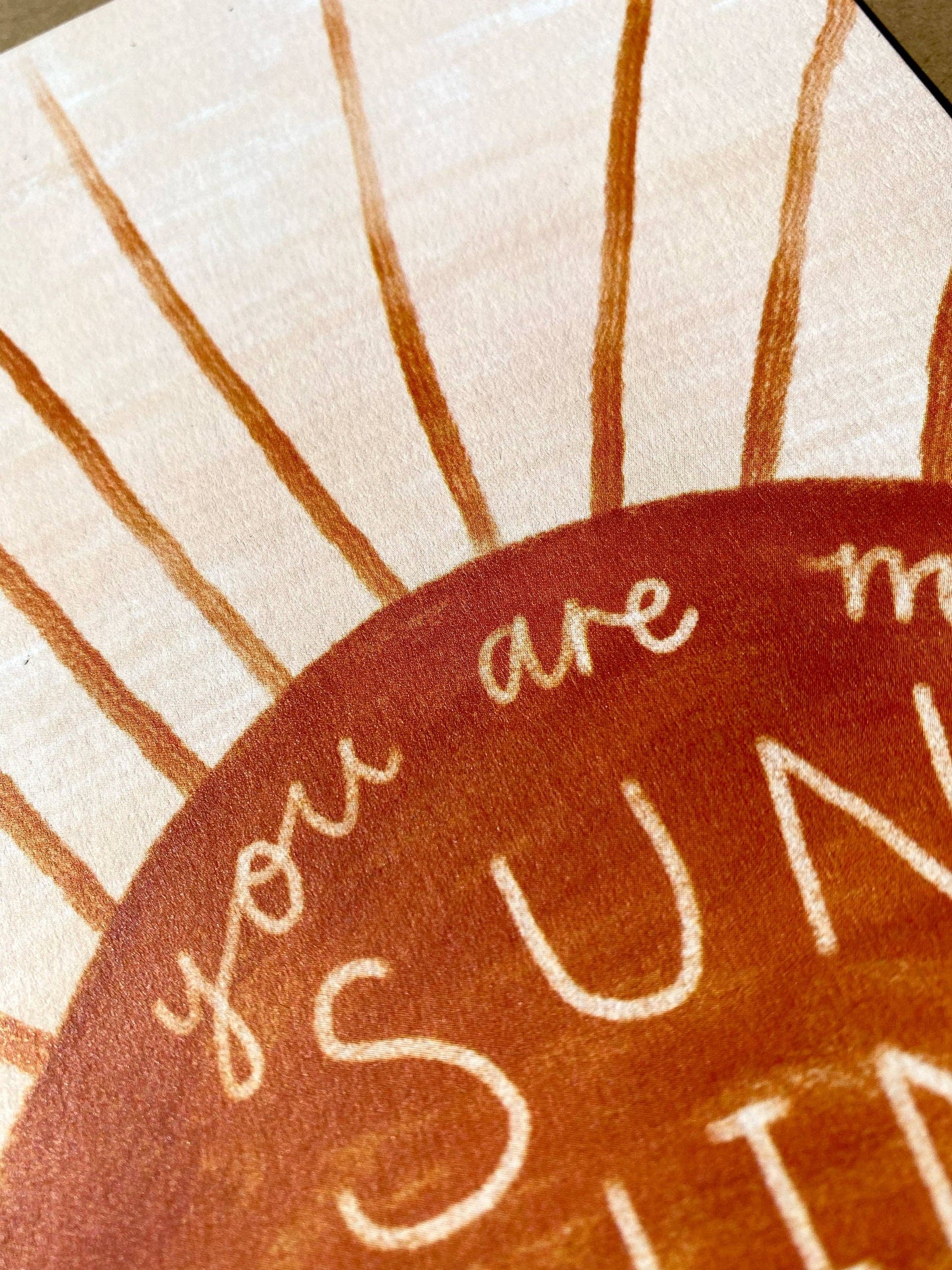 You Are My Sunshine Card - Everyday Positive Love Greeting