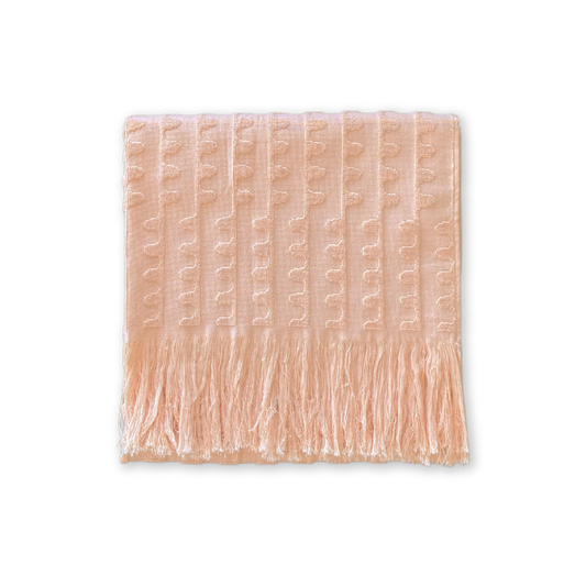 Flow Terry Beach Towel - Peachy