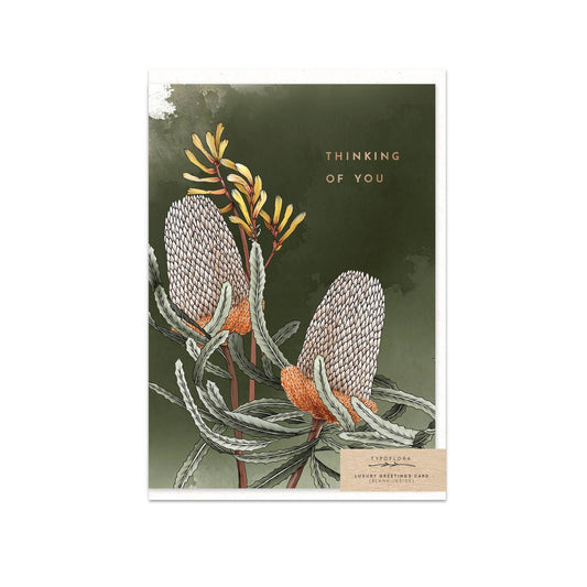 Banksia Thinking Of You Card